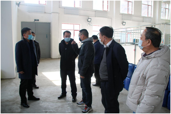临江市副市长张大镇到临江市城市污水处理厂调研